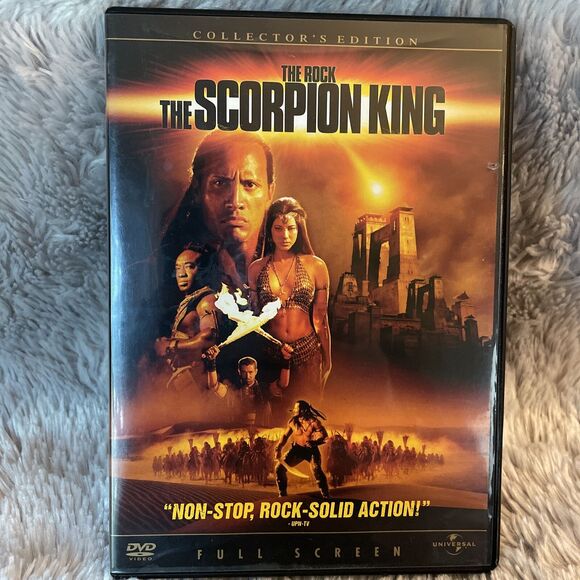 Scorpion King 1 2 DVD Lot Bundle Rise of a Warrior Dwayne The Rock Johnson - Picture 3 of 16